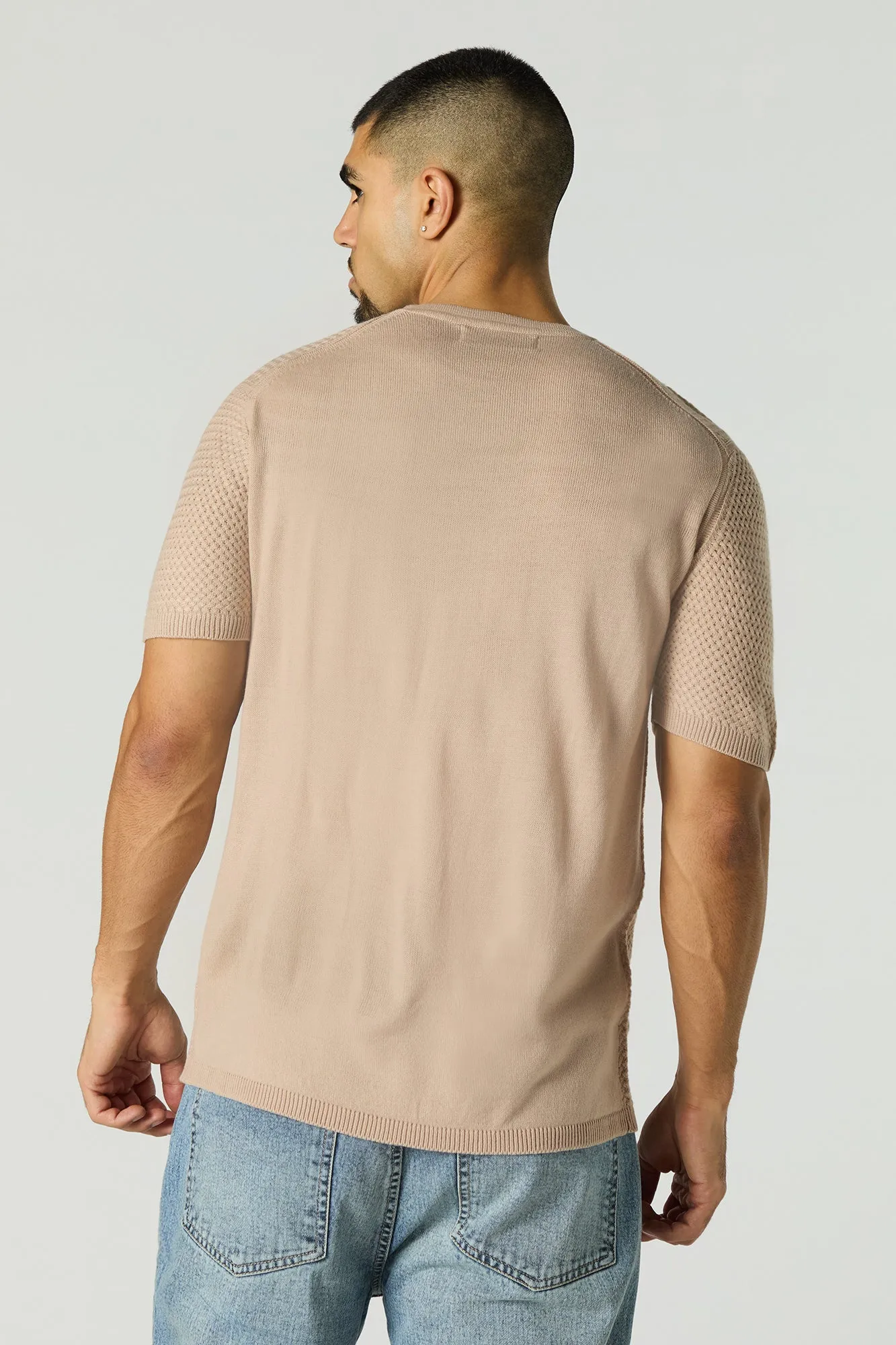 Open Knit T-Shirt sold by Urban Planet product image thumbnail 2