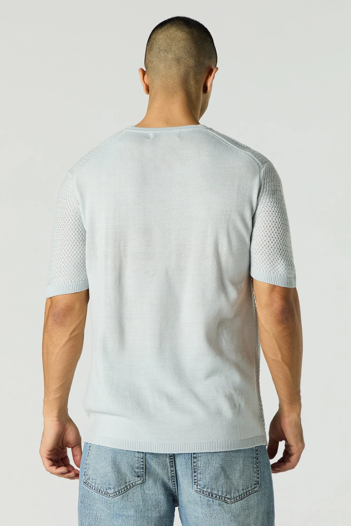 Open Knit T-Shirt sold by Urban Planet product image thumbnail 5