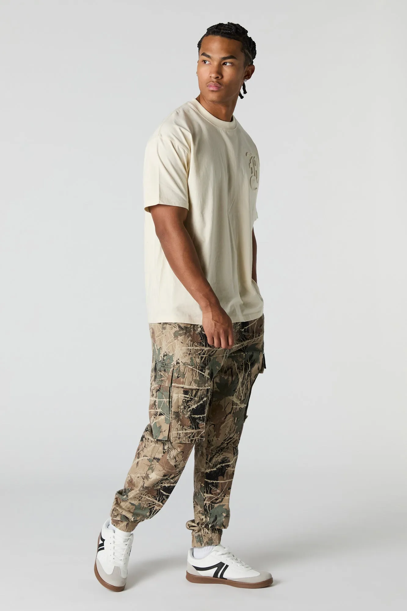 Pantalon cargo avec poches à fermeture à glissière sold by Urban Planet product image thumbnail 4