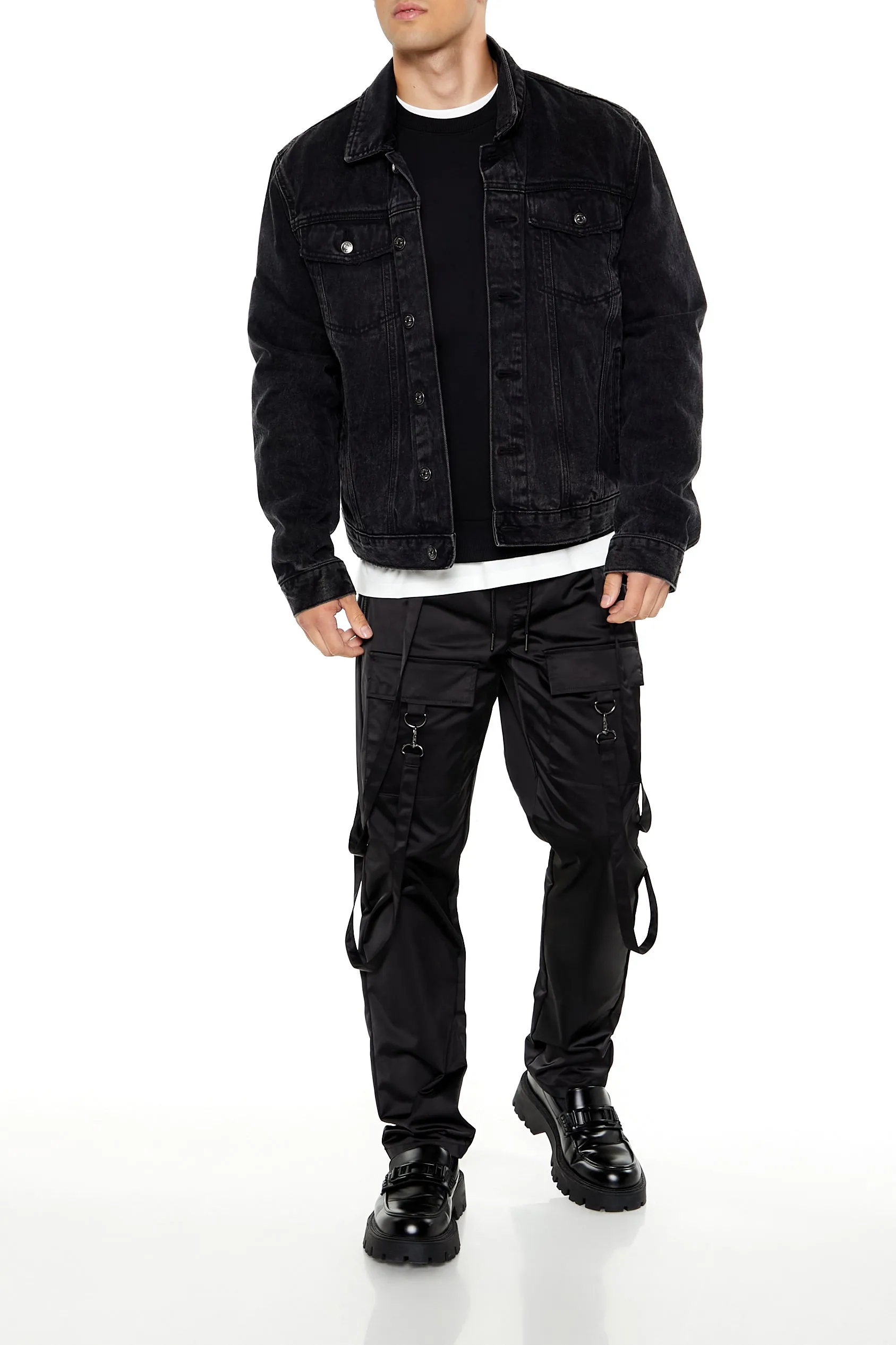 Pantalon utilitaire en satin sold by Urban Planet product image thumbnail 2