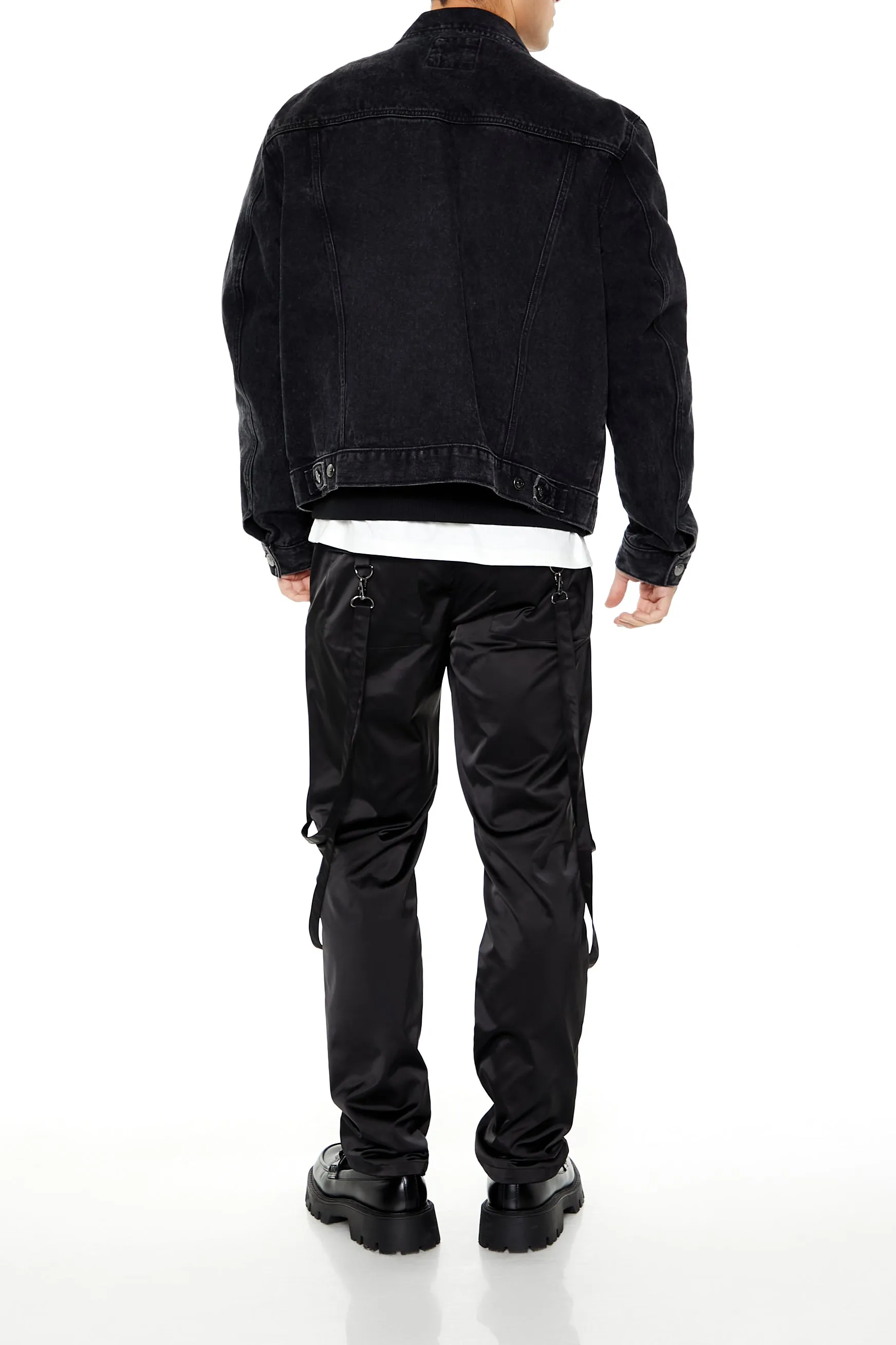 Pantalon utilitaire en satin sold by Urban Planet product image thumbnail 3