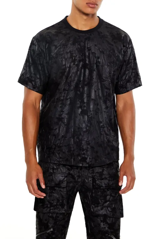 Textured Crewneck T-Shirt sold by Urban Planet