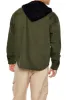 Hooded Curved Hem Shacket sold by Urban Planet