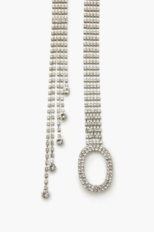 Rhinestone Round Buckle Belt sold by Urban Planet