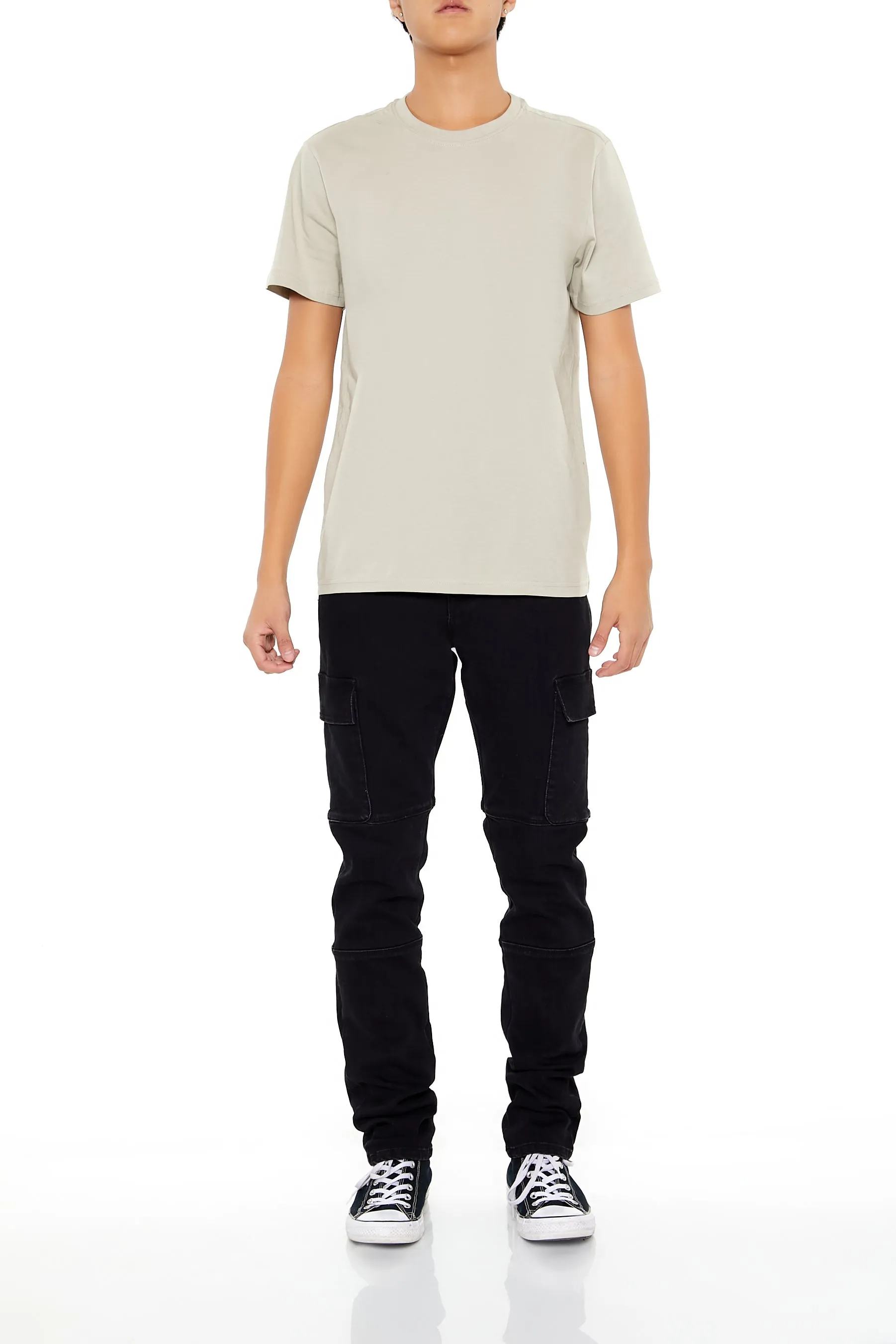 Jean cargo mince délavé noir sold by Urban Planet product image thumbnail 2