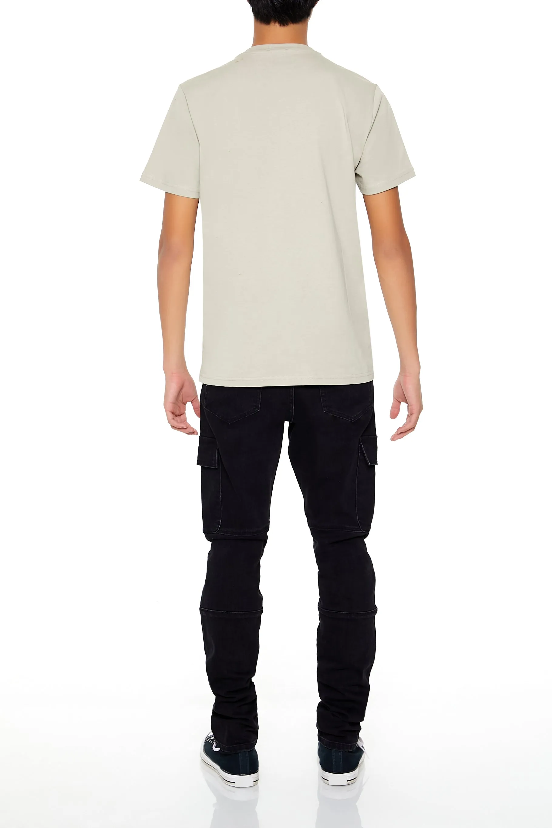 Jean cargo mince délavé noir sold by Urban Planet product image thumbnail 3