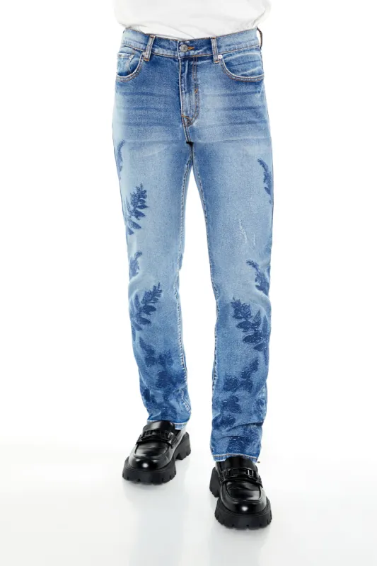 Floral Embroidered Skinny Jean sold by Urban Planet