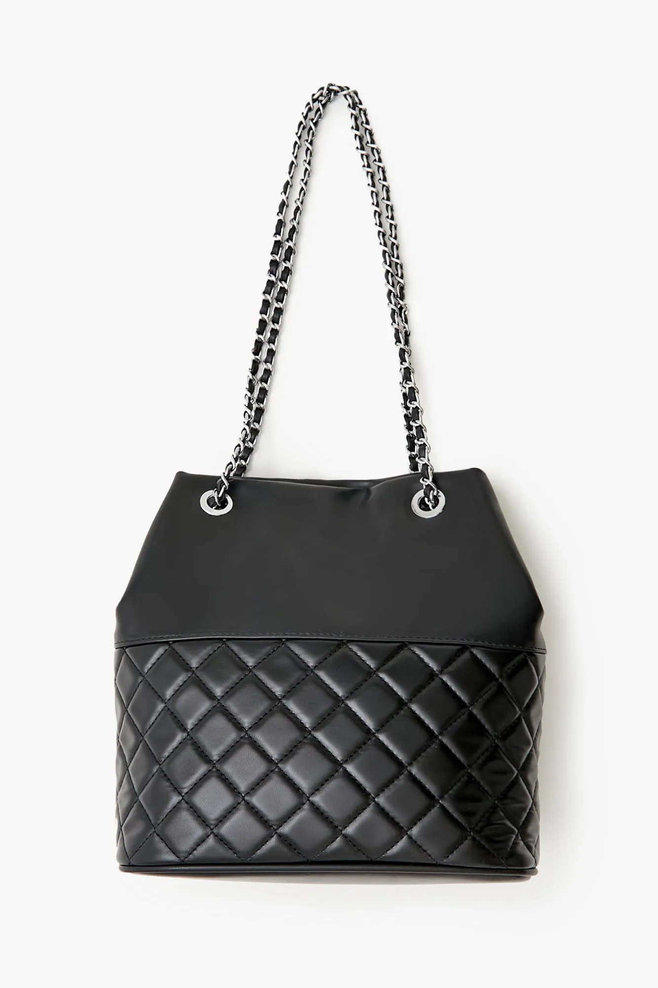Quilted Faux Leather Tote Bag sold by Urban Planet