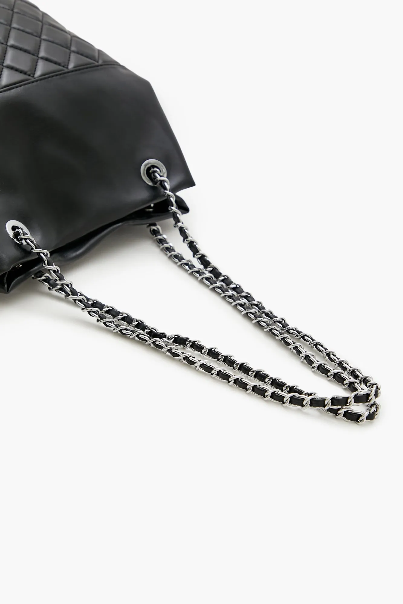 Quilted Faux Leather Tote Bag sold by Urban Planet product image thumbnail 2