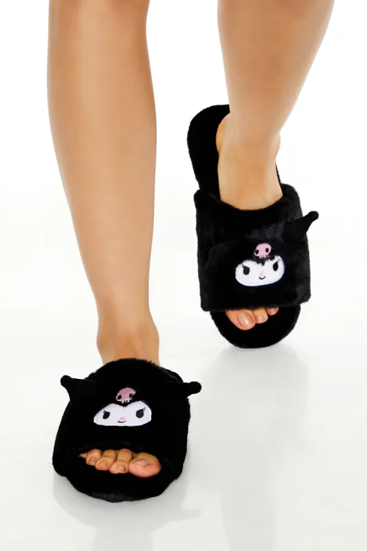 Pantoufles en peluche à imprimé Kuromi sold by Urban Planet