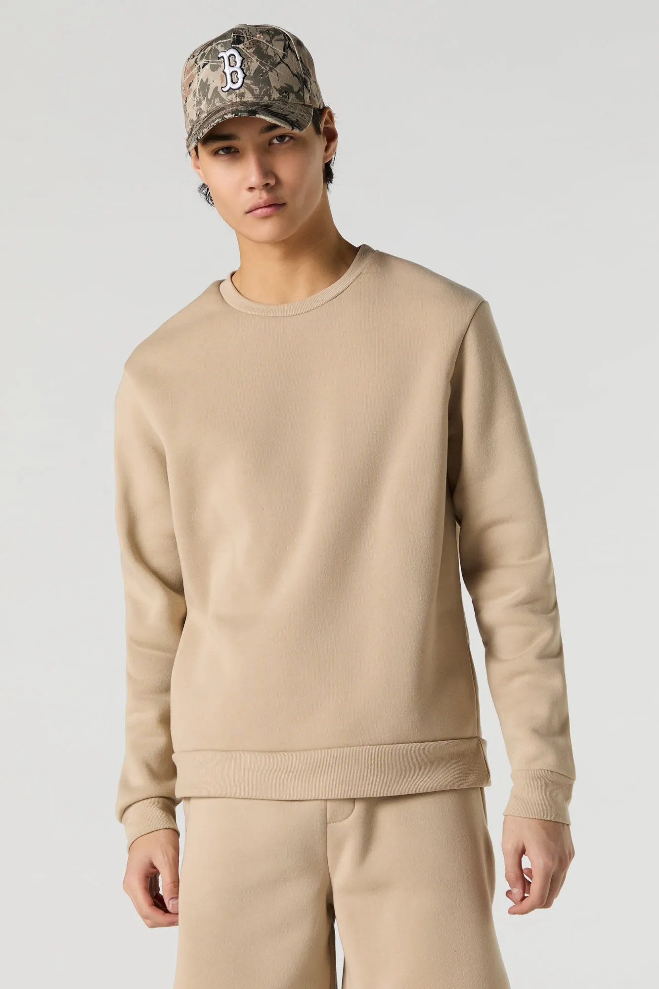 Classic Fleece Crewneck Sweatshirt sold by Urban Planet product image thumbnail 4