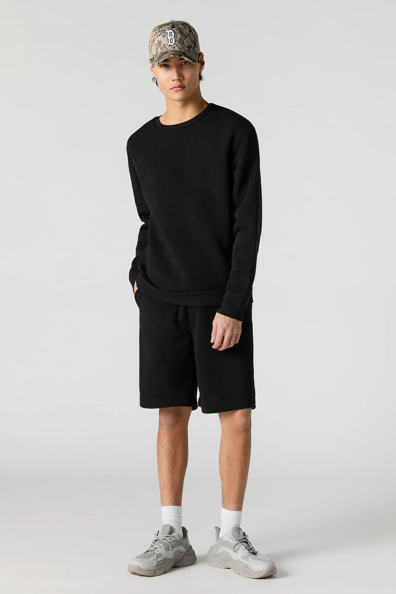 Classic Fleece Crewneck Sweatshirt sold by Urban Planet product image thumbnail 3