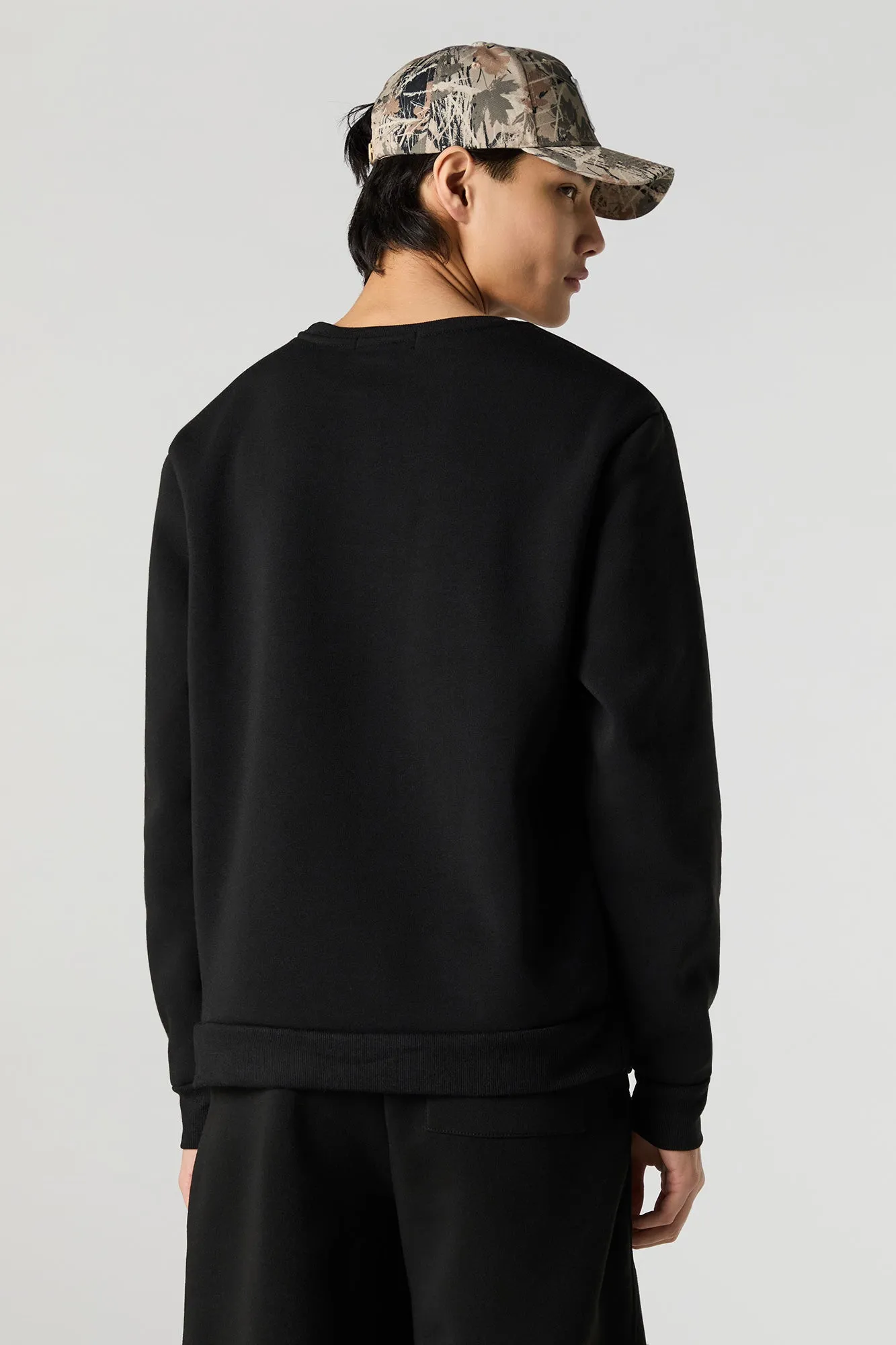 Classic Fleece Crewneck Sweatshirt sold by Urban Planet product image thumbnail 2