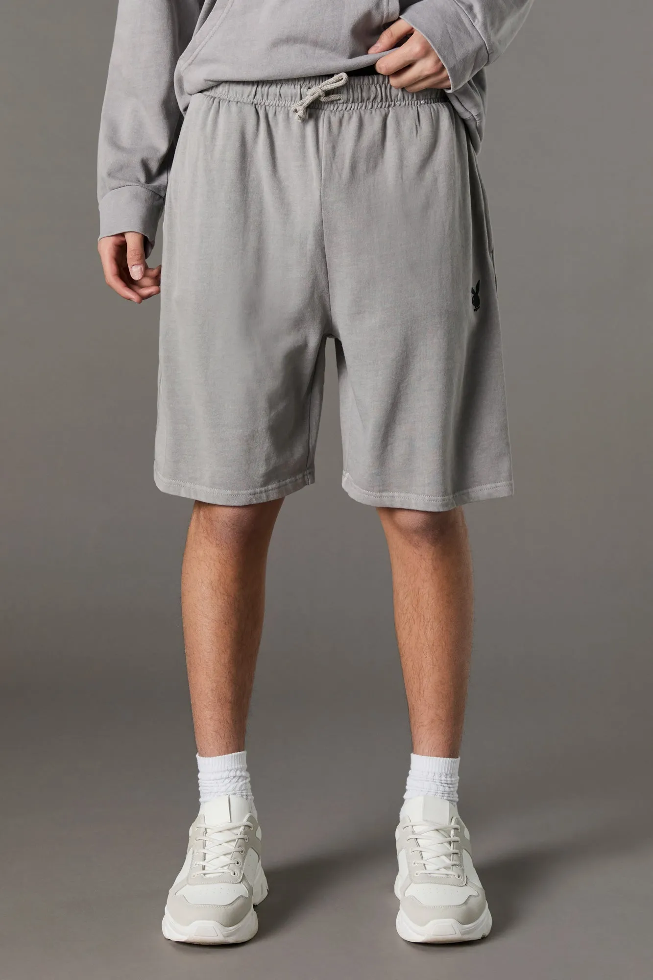 Playboy High Density Washed Fleece Short sold by Urban Planet