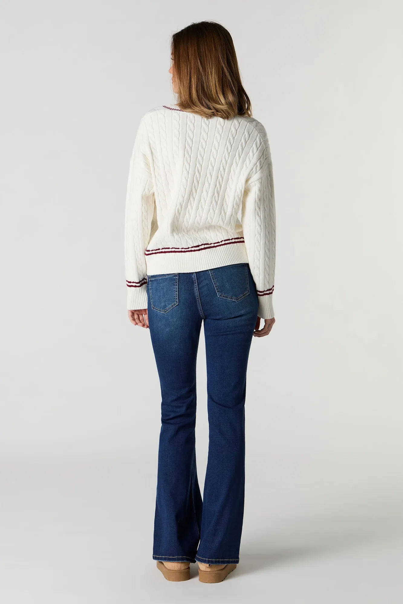 Dark Wash Flare Stretchy Jean sold by Urban Planet product image thumbnail 3