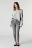 Grey Wash Stacked Waist Stretchy Skinny Jean sold by Urban Planet