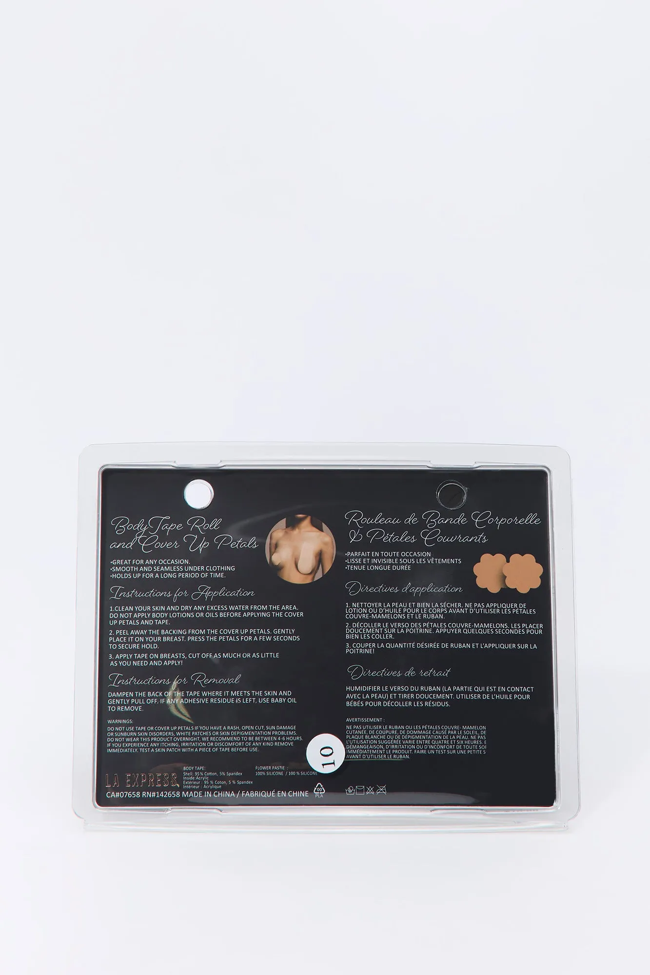 Ensemble avec cache-mamelons marguerites et ruban pour le corps sold by Urban Planet product image thumbnail 3