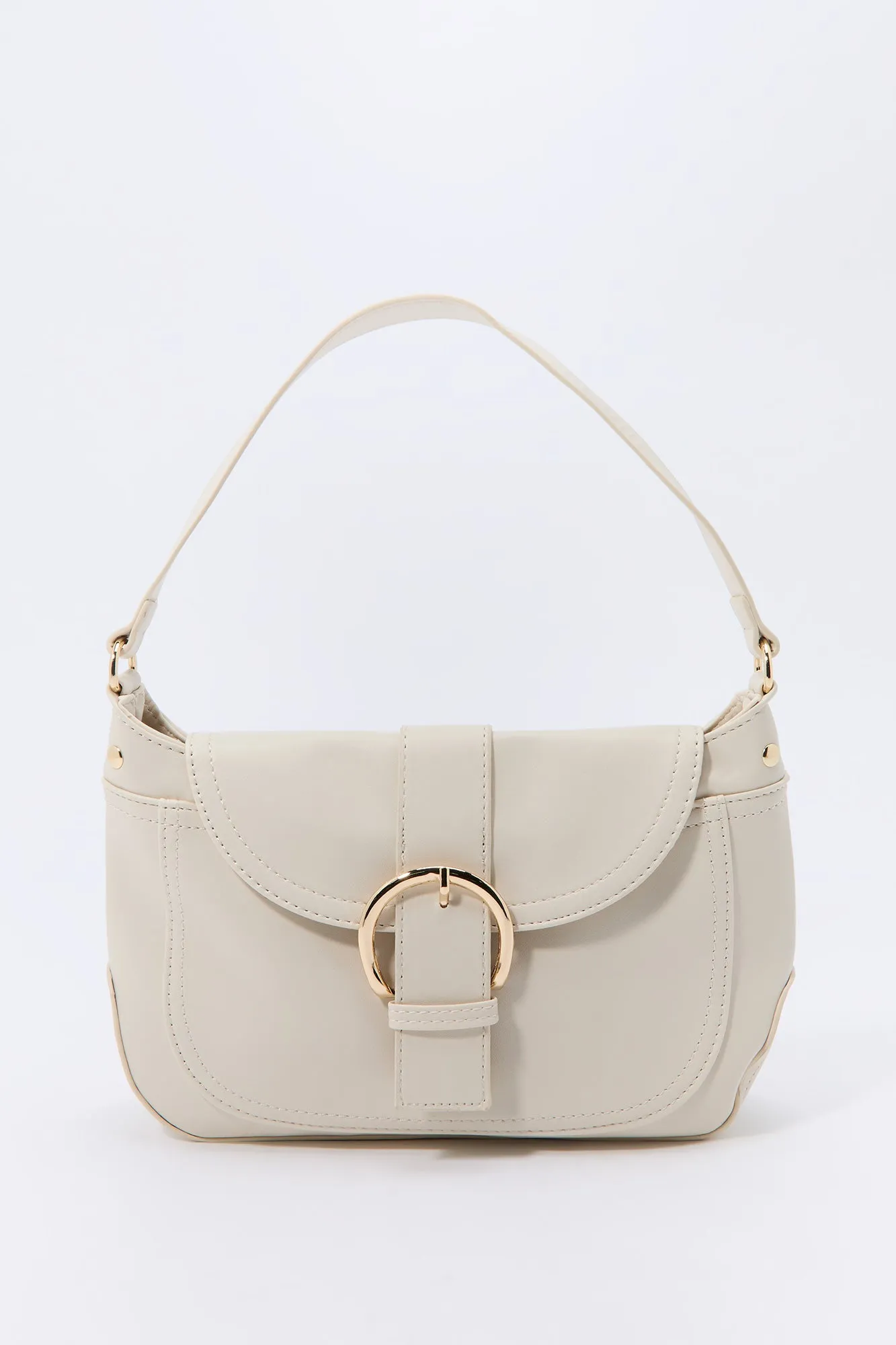 Faux Leather Buckled Purse sold by Urban Planet