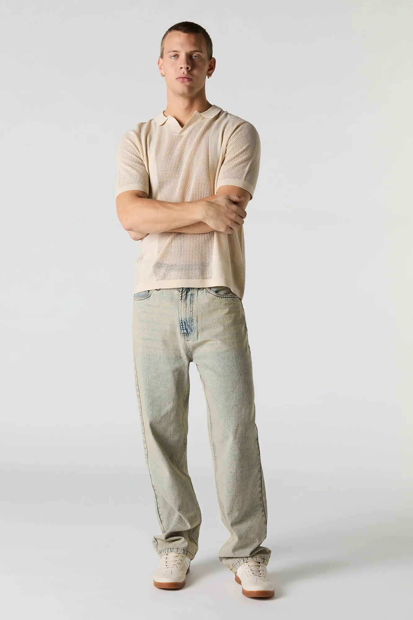 Crochet Polo Top sold by Urban Planet product image thumbnail 3