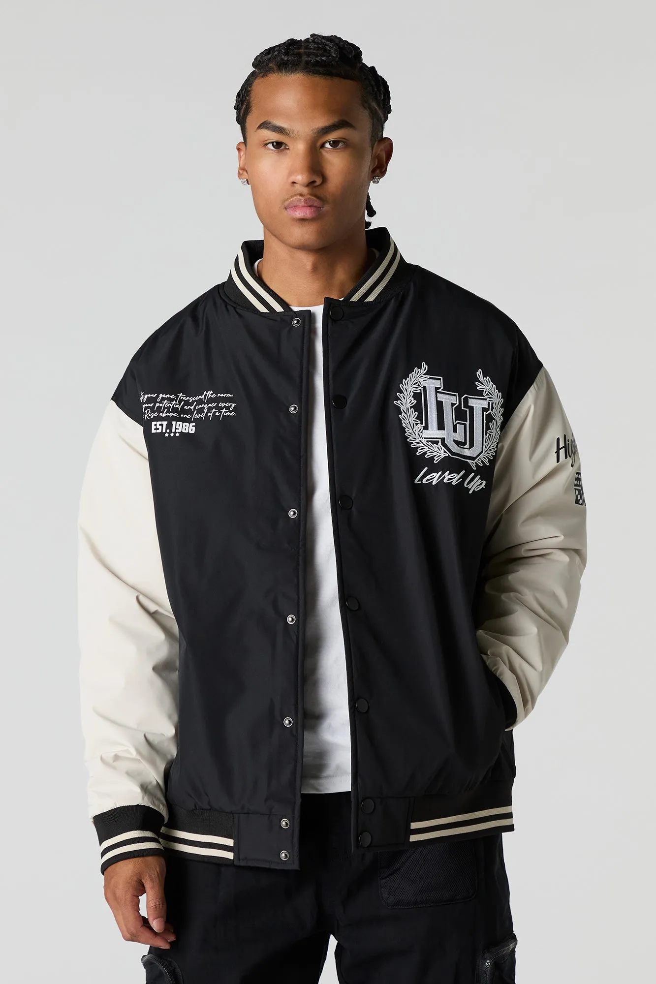 Blouson aviateur de style universitaire sold by Urban Planet product image thumbnail 5