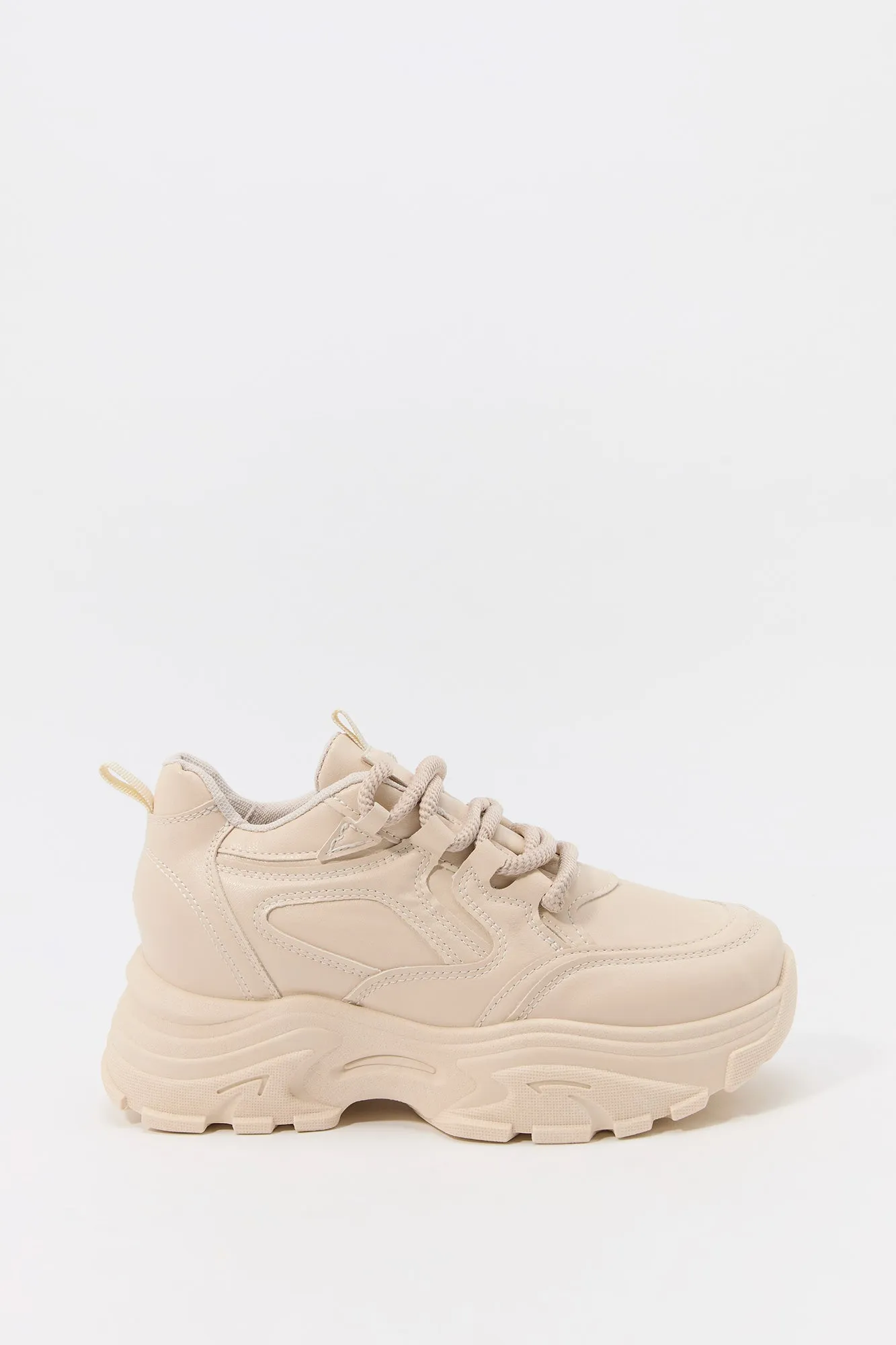 Faux Leather Chunky Platform Sneaker sold by Urban Planet product image thumbnail 2