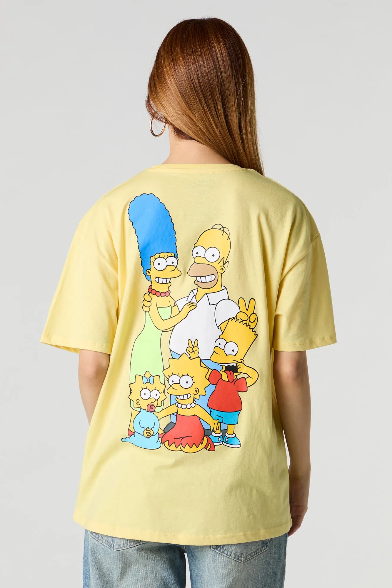 Lisa Simpson Graphic Boyfriend T-Shirt sold by Urban Planet product image thumbnail 2