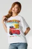 T-shirt de coupe garçonne à imprimé Lightning McQueen sold by Urban Planet