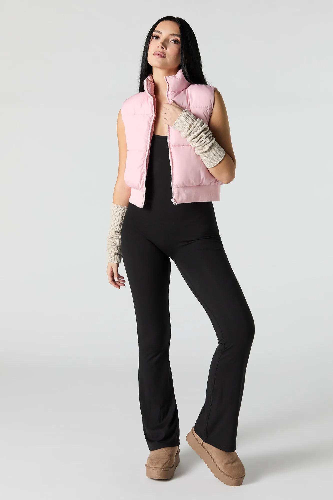 Cropped Puffer Vest sold by Urban Planet product image thumbnail 3