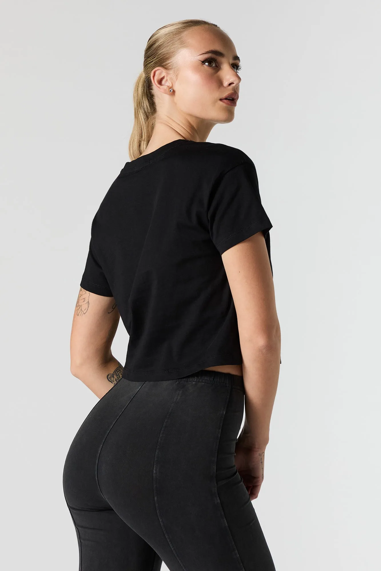 Relaxed Cropped T-Shirt sold by Urban Planet product image thumbnail 5