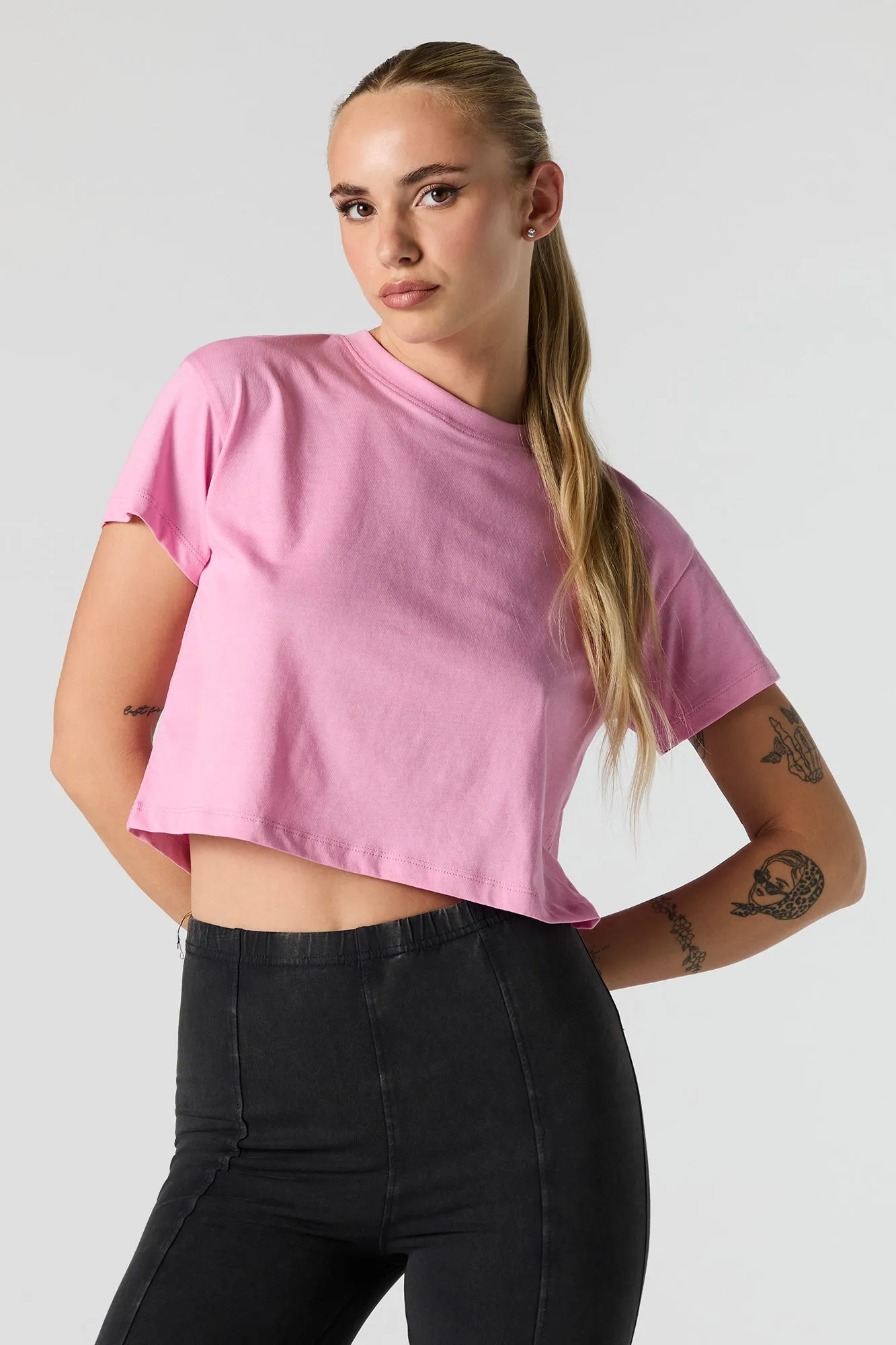 Relaxed Cropped T-Shirt sold by Urban Planet