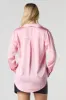 Satin Button-Up Top sold by Urban Planet