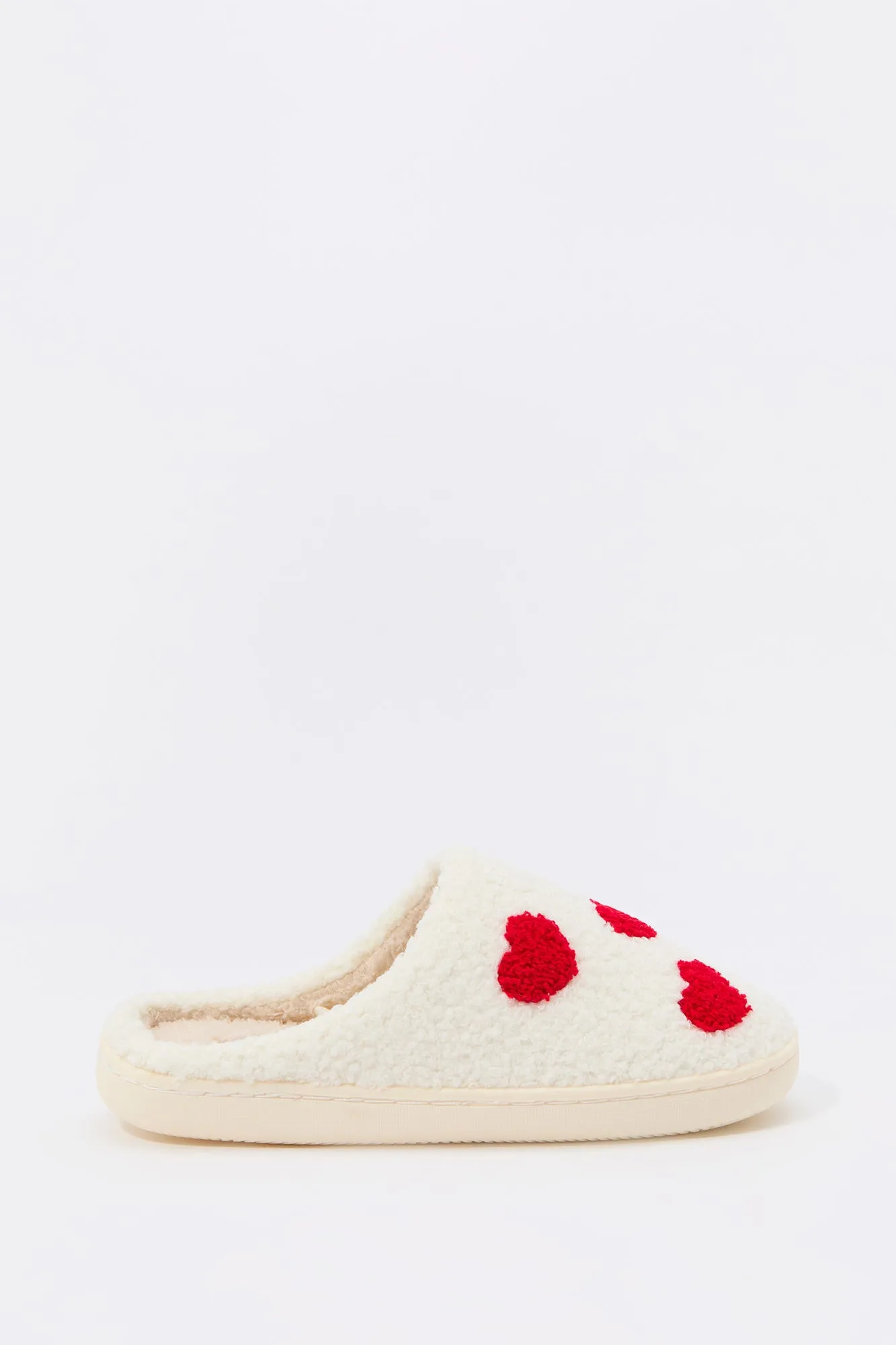 Pantoufles en Sherpa à imprimé Coeur sold by Urban Planet product image thumbnail 2