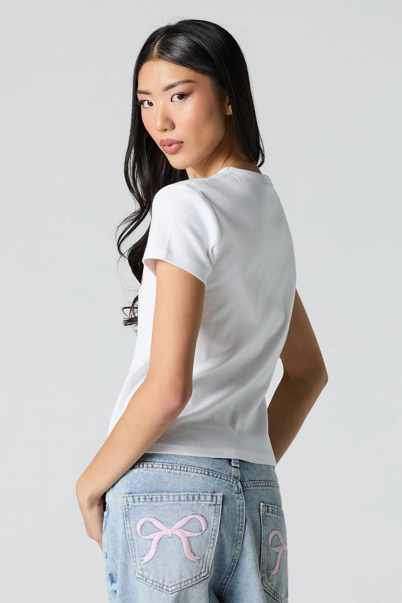 Hibiscus Graphic T-Shirt sold by Urban Planet product image thumbnail 2