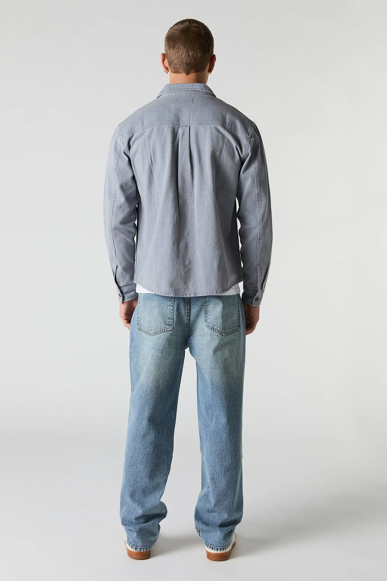 Jean ample en denim d'aspect usé sold by Urban Planet product image thumbnail 3