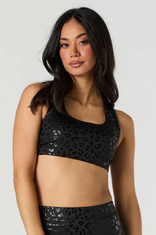 Soutien-gorge sport à imprimé de guépard Active made by Urban Planet