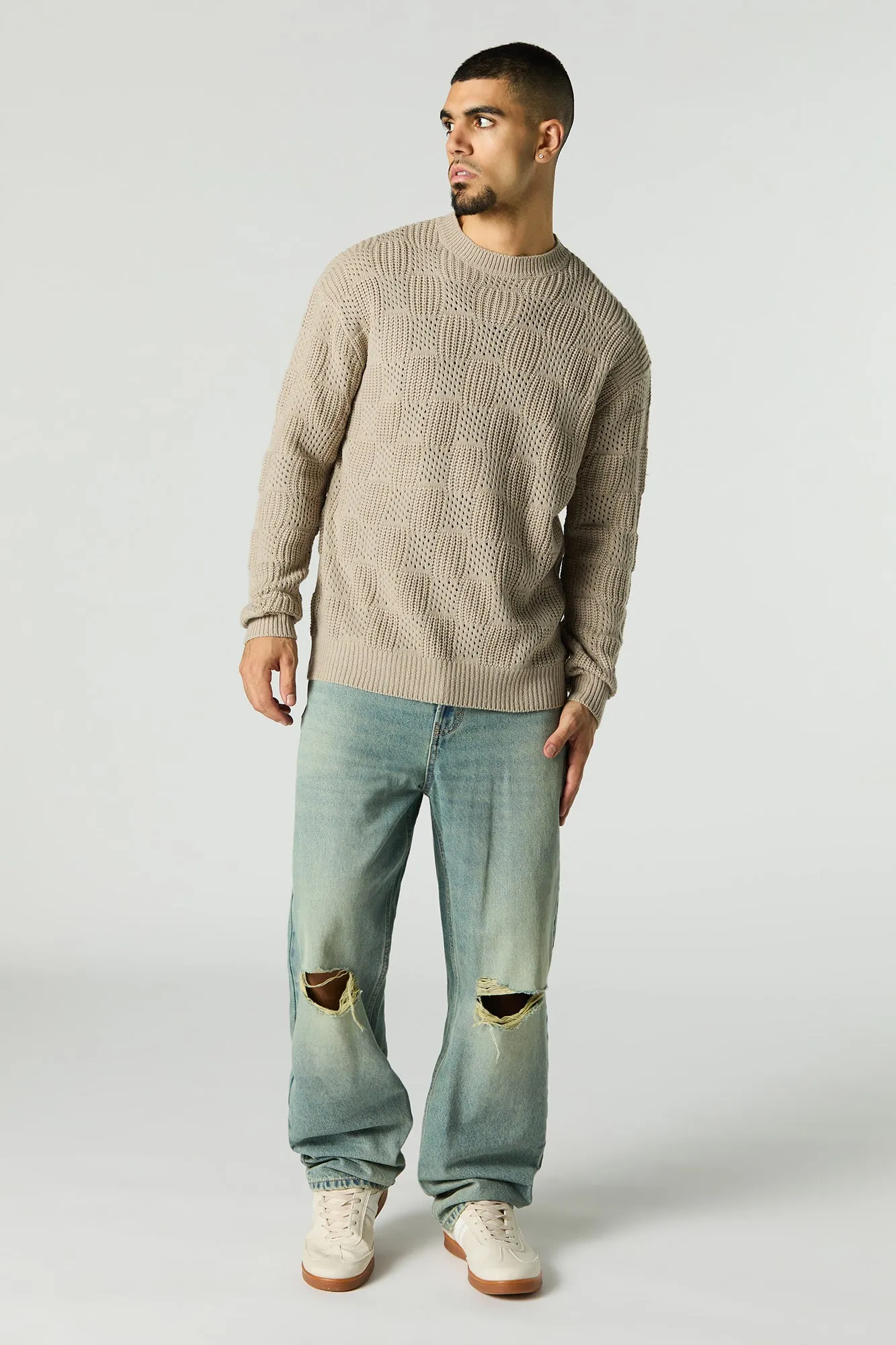 Jean baggy rigide à effet d'usure sold by Urban Planet product image thumbnail 2