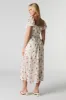 Floral Chiffon Midi Milkmaid Dress sold by Urban Planet