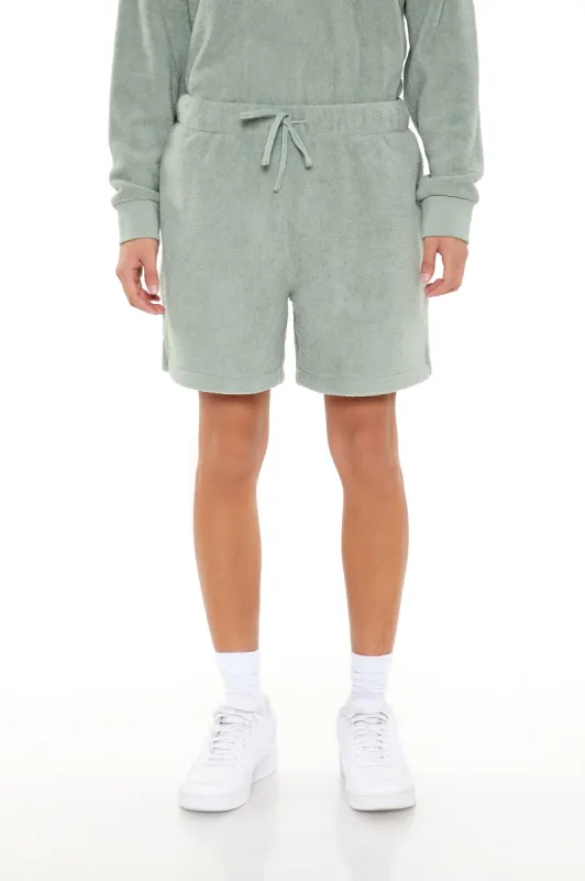 Short en tricot pelucheux à taille coulissante sold by Urban Planet