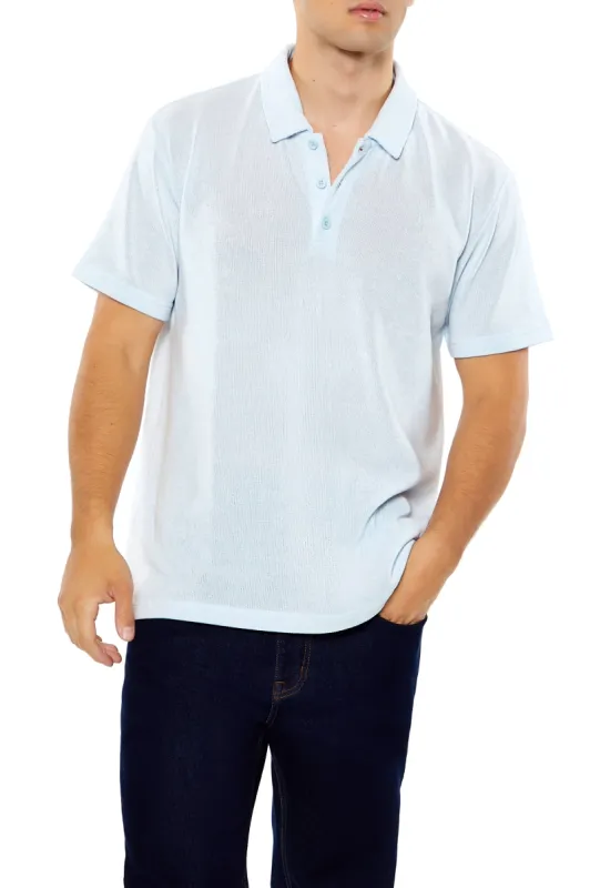 Soft Ribbed Polo Top sold by Urban Planet