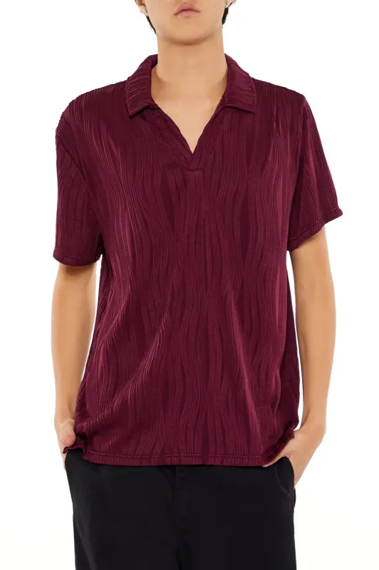 Textured Polo Top sold by Urban Planet