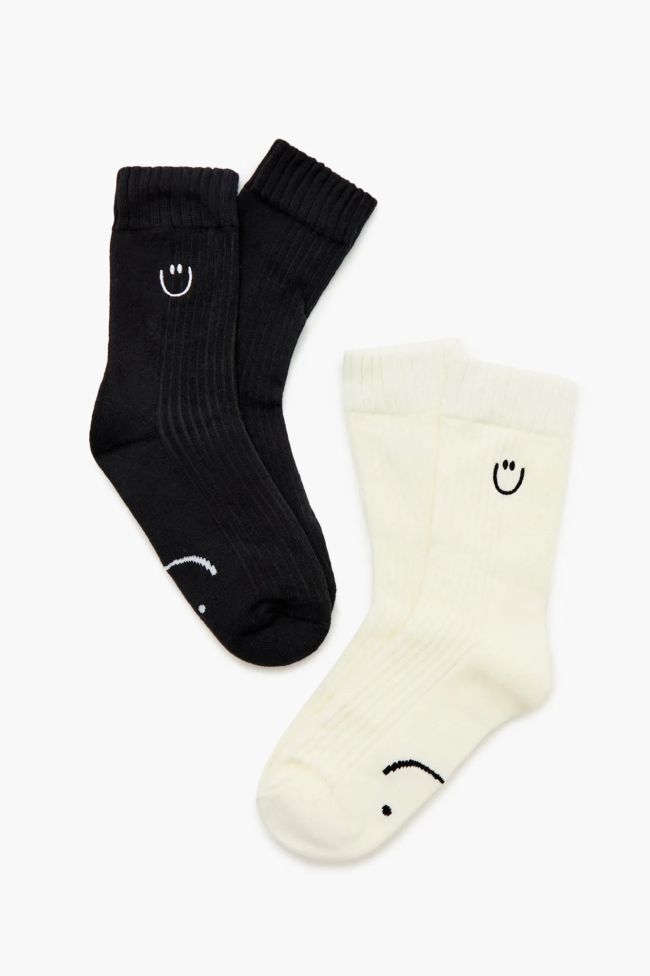 Happy Face Crew Socks (2 Pack) sold by Urban Planet
