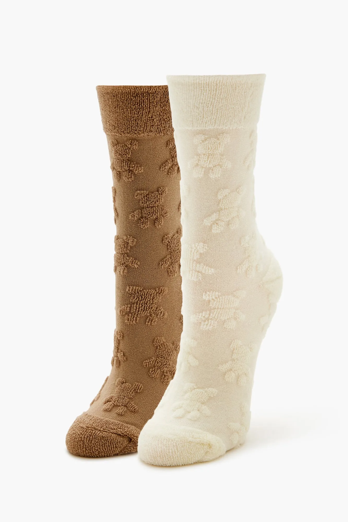 Teddy Bear Crew Socks (2 Pack) sold by Urban Planet