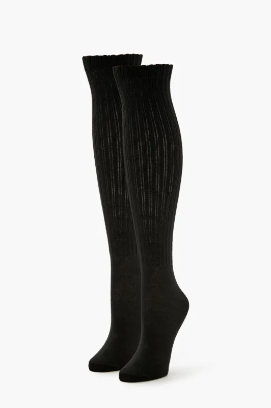 Ribbed Over-the-Knee Socks sold by Urban Planet