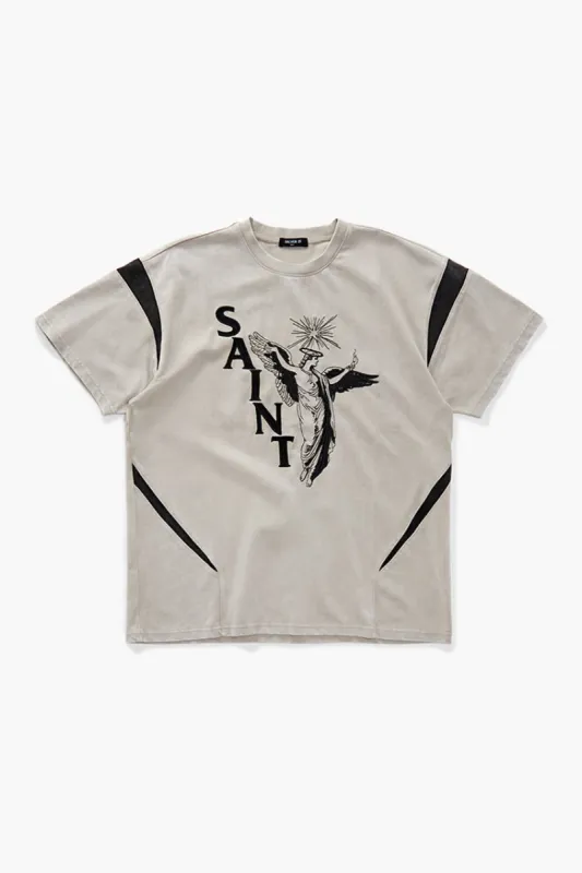 Saint Angel Embroidered T-Shirt sold by Urban Planet