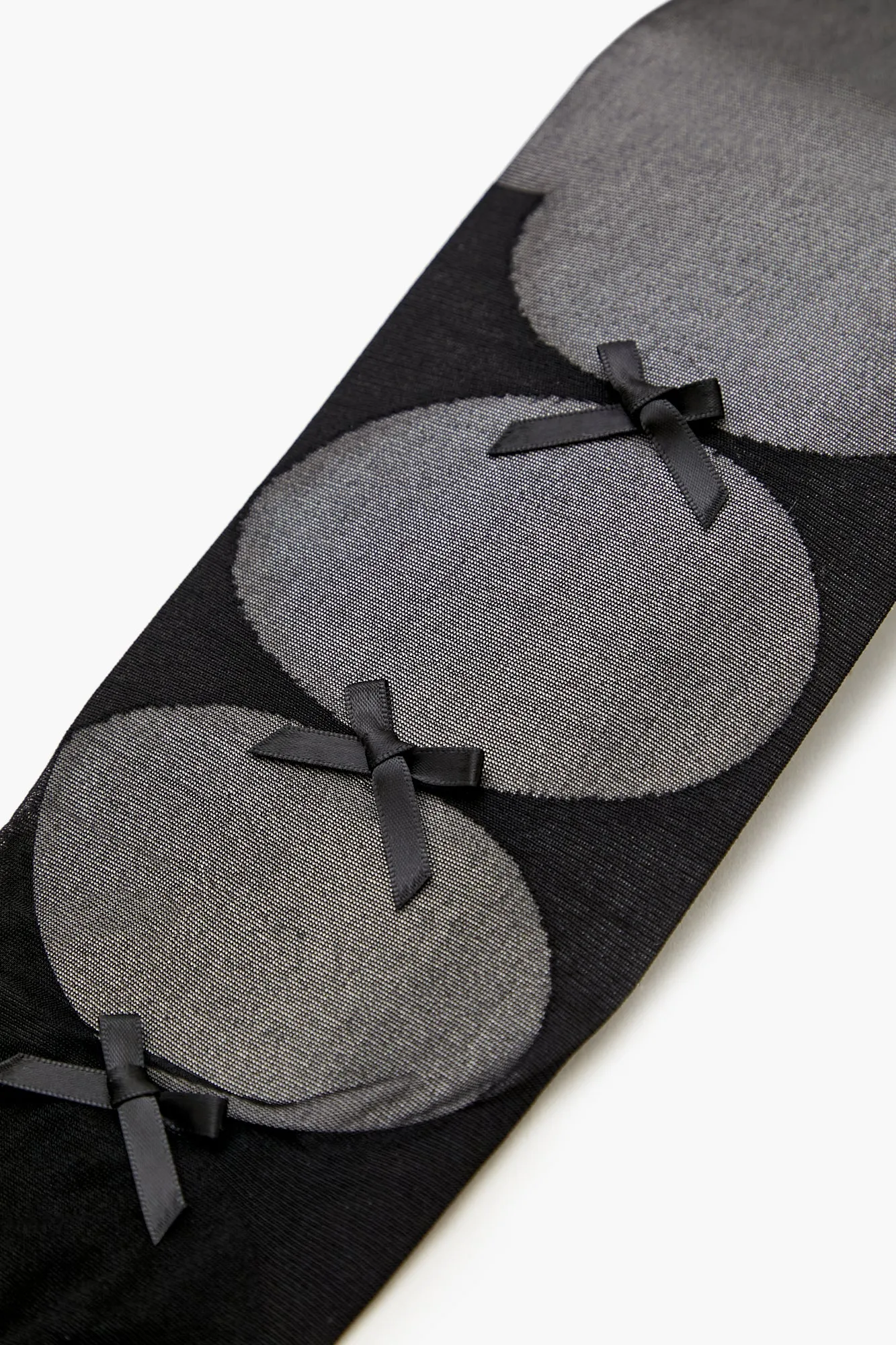 Opaque Faux Cutout Bow Tights sold by Urban Planet product image thumbnail 2