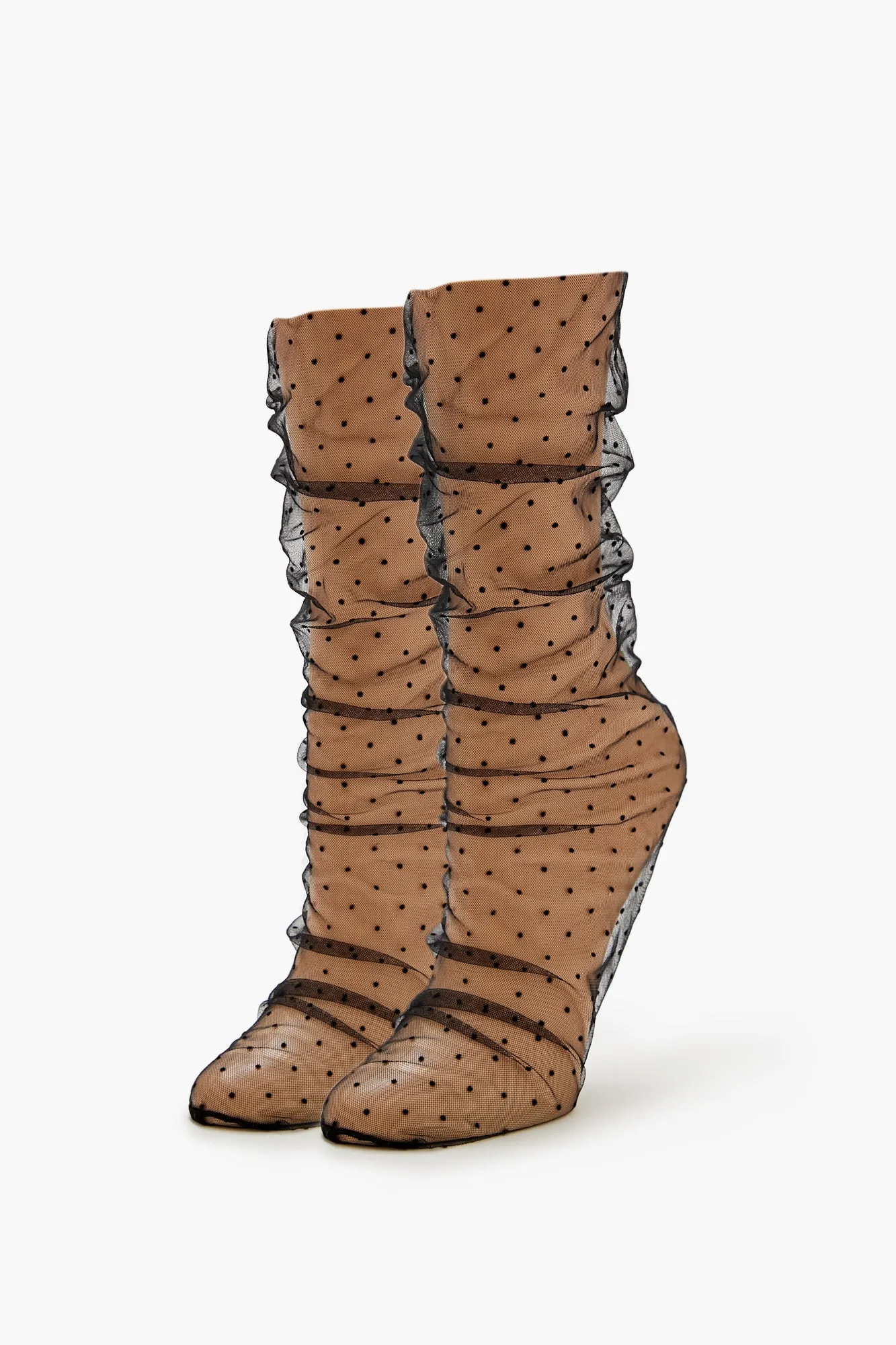 Sheer Clip Dot Crew Socks sold by Urban Planet product image thumbnail 3