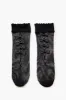 Sheer Fishnet Bow Crew Socks sold by Urban Planet