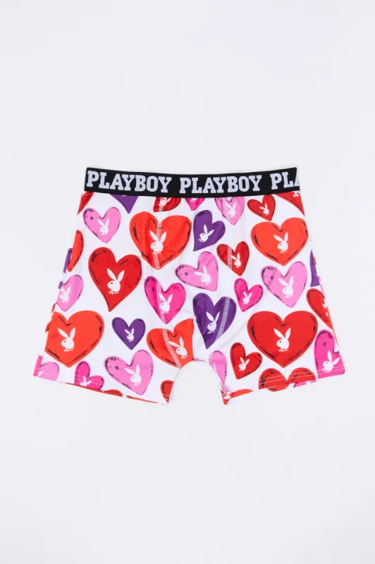 Playboy Valentines Day Print Boxer Brief sold by Urban Planet