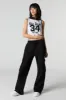 Fleece Wide Leg Cargo Sweatpant sold by Urban Planet
