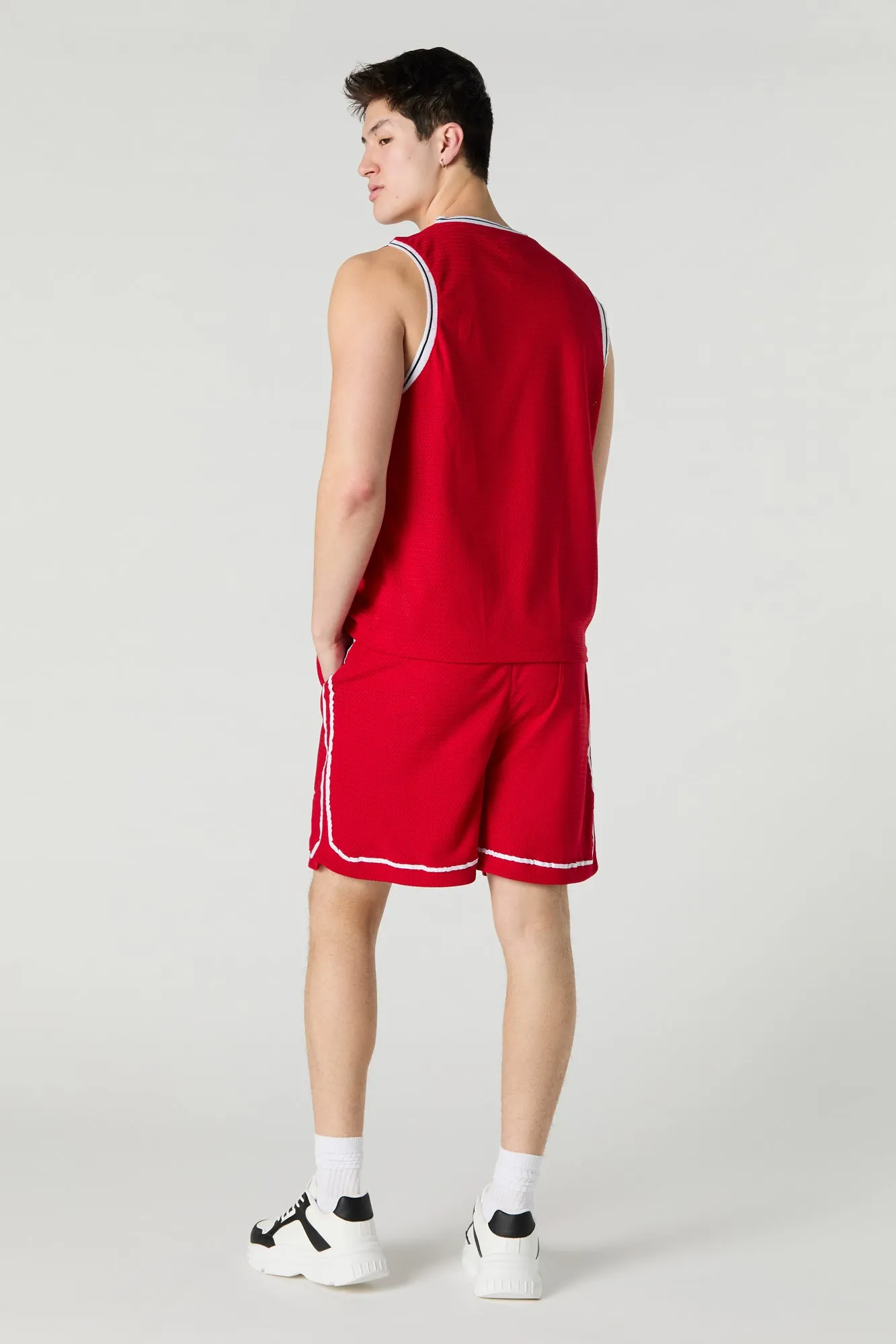 Est 84 Embroidered Mesh Basketball Short sold by Urban Planet product image thumbnail 3